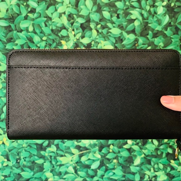 Kate Spade Jazz Things Up Cat Black Wallet - Picture 3 of 8